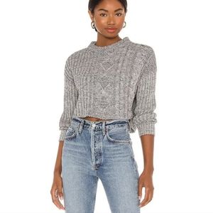 Women's FREE PEOPLE on your side pullover trick mirror combo sweater  Sz M